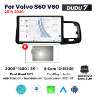 Système stéréo de voiture Mekede DUDU6 DUDU7 12+512 Go, système Android pour Volvo S60 V60 2011 2020, lecteur multimédia de voiture 9 pouces