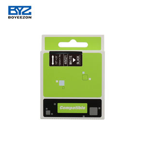 Compatible D1 45021 ruban adhésif noir 12mm 0.47 pouces, recharge pour imprimante d'étiquettes <span class=keywords><strong>Dymo</strong></span> étiqueteranager 160 280 360D 420P 450 <span class=keywords><strong>Dymo</strong></span> - Product Image 3