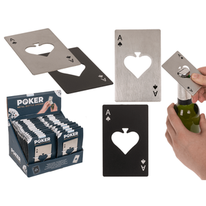 Abrebotellas de metal, Poker, - Product Image 1