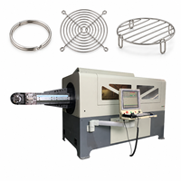 Machine de cintrage de fil métallique CNC 5 axes à tête rotative 3D pour fil de 10 mm de diamètre, machine de cintrage de fer forgé pour moteurs et moteurs à essence