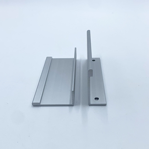 Poignée de tiroir en aluminium brossé argenté moderne pour armoires, cuisine, chambre à coucher, salon, poignée de tiroir dissimulée - Product Image 5