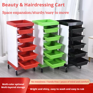 Muebles de salón profesional, carros de plástico para salón de belleza, carrito de peluquero, herramientas de peluquería, peluquería de Spa - Product Image 2