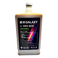 Encre éco-solvant Galaxy à base d'huile et de plastisol pour impression numérique DX5/DX7/DX11/XP600/13200-E1, 1000 ml par bouteille, haute performance