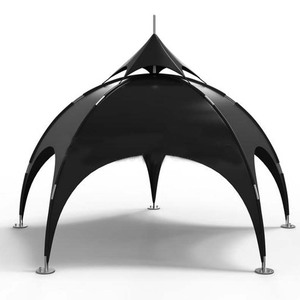 Tente de Camping de plein Air <span class=keywords><strong>gonflable</strong></span>, imperméable, noire et grise, article, partie extérieure, couleur de l'air - Product Image 1