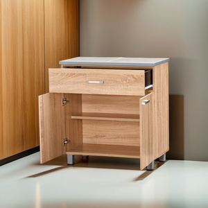 Gabinete de Cocina Modular con Base de Madera Contrachapada, un Solo Cajón, Duradero y Elegante, Organizador Moderno para Encimera - Product Image 1