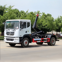Camion à benne basculante DONGFENG 4x2, volume du conteneur de 10 m3, moteur diesel Cummins 170 CV, Euro 3, camion de collecte des déchets