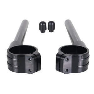 Guidon CNC réglable de 50 mm/1,96 po pour motos KAWASAKI ZX6R ZX10R/YAMAHA <span class=keywords><strong>R6</strong></span> R1, commandes de course - Product Image 2