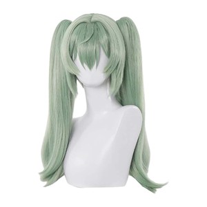 Accesorios de Disfraces de Halloween ZZZ Zenless Zone Zero, Peluca Verde de Doble Cola de <span class=keywords><strong>Corin</strong></span> Wickes, Cosplay, GAHC-030 - Product Image 6