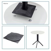 Table d'extérieur blanche et mince Lifepursue pour restaurant