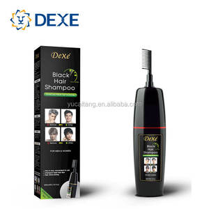 Crème colorante pour cheveux noirs naturelle et rapide, peigne applicateur, sans peroxyde, sans ammoniaque, couleur vibrante en 5 minutes, couvre les cheveux gris - Product Image 4