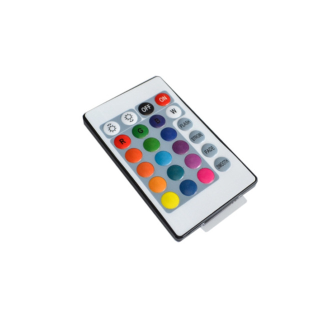 12V Controller, Infrared 24-key, RGB Seven-color Light Strip, Hard Light Bar, 3528, 5050 Module, IR44 Key Remote Control