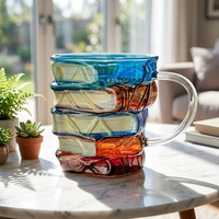 Mug en verre esthétique en forme de livre pour la lecture