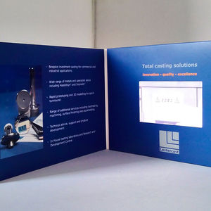 Tarjeta <span class=keywords><strong>de</strong></span> Presentación Digital LCD con Pantalla <span class=keywords><strong>de</strong></span> 7 y 10 Pulgadas, Folleto <span class=keywords><strong>de</strong></span> Video con Cubierta Flexible A4/A5, Tarjeta <span class=keywords><strong>de</strong></span> Felicitación con Pantalla LCD - Product Image 3