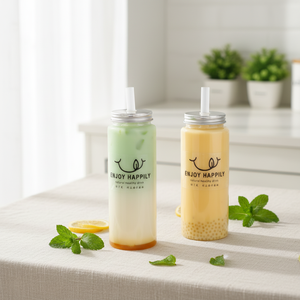 Custom Logo PET Bottle Fashionable High Quality Cold Drink To Go