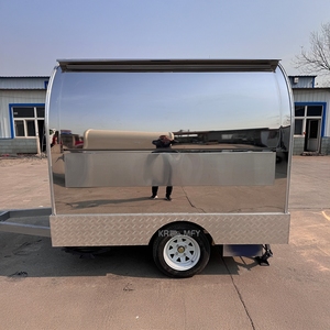 Camión de Comida con Cocina Completa, Carrito de Café de Acero Inoxidable, Remolque de Comida - Product Image 1