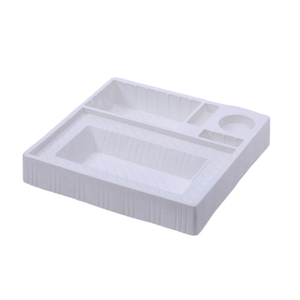 Hot Sale Plastic Packaging Display Beautiful White Soft Thin Cosmetic Plastic Tray blister packaging box blister packaging box