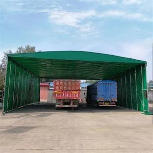 Grand auvent électrique extérieur Push-Pull en acier PVC <span class=keywords><strong>pour</strong></span> <span class=keywords><strong>pare</strong></span>-<span class=keywords><strong>brise</strong></span> de voiture Parking Logistique Parc Activité Tente <span class=keywords><strong>Garage</strong></span> Stockage Carports - Product Image 4