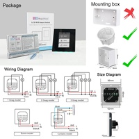Interruptor de Luz Inteligente Lanbon L8, Productos para el Hogar Inteligente, 2 Vías, 3 Vías, 1/2/3 Grupos, Control por Aplicación WiFi Mesh, Zigbee, Tuya, Alexa, Google Home, Siri