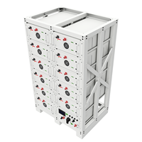 Batterie solaire LiFePO4 industrielle commerciale haute tension empilable de 215 kWh, connectée au réseau/hors réseau, garantie 10 ans