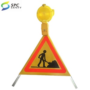 EU Baustelle Tragbare Roll-up Faltbare Gefahren erinnerung Reflektierende Sicherheits warnung Markierung szelt Stativ Straßen verkehrs zeichen - Product Image 5