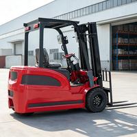 Chariot élévateur électrique intelligent à 3 points avec affichage, batterie à économie d'énergie pour les opérations en intérieur des centres logistiques