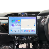 Pour Toyota Hilux 2015-2020, autoradio 13,3 pouces, navigation GPS, lecteur multimédia Android, lecteur vidéo, écran CarPlay sans fil