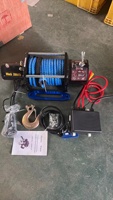 Treuil électrique de récupération 4x4 2000lbs 12v avec câble en acier pour le tirage