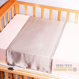 סדין משי 100% תות עץ לעריסה/עריסת תינוק, שרוולי משי לעריסת תינוק, סדין משי מתאים לעריסה, לסיטונאות - Product Image 2