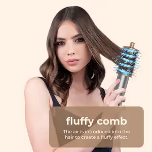 Professional Cepillo Secador Hot Air Brush 2024 New 7 In 1 Hair Styler Hair Dryer Blow Dryer Blow Hair Straightener