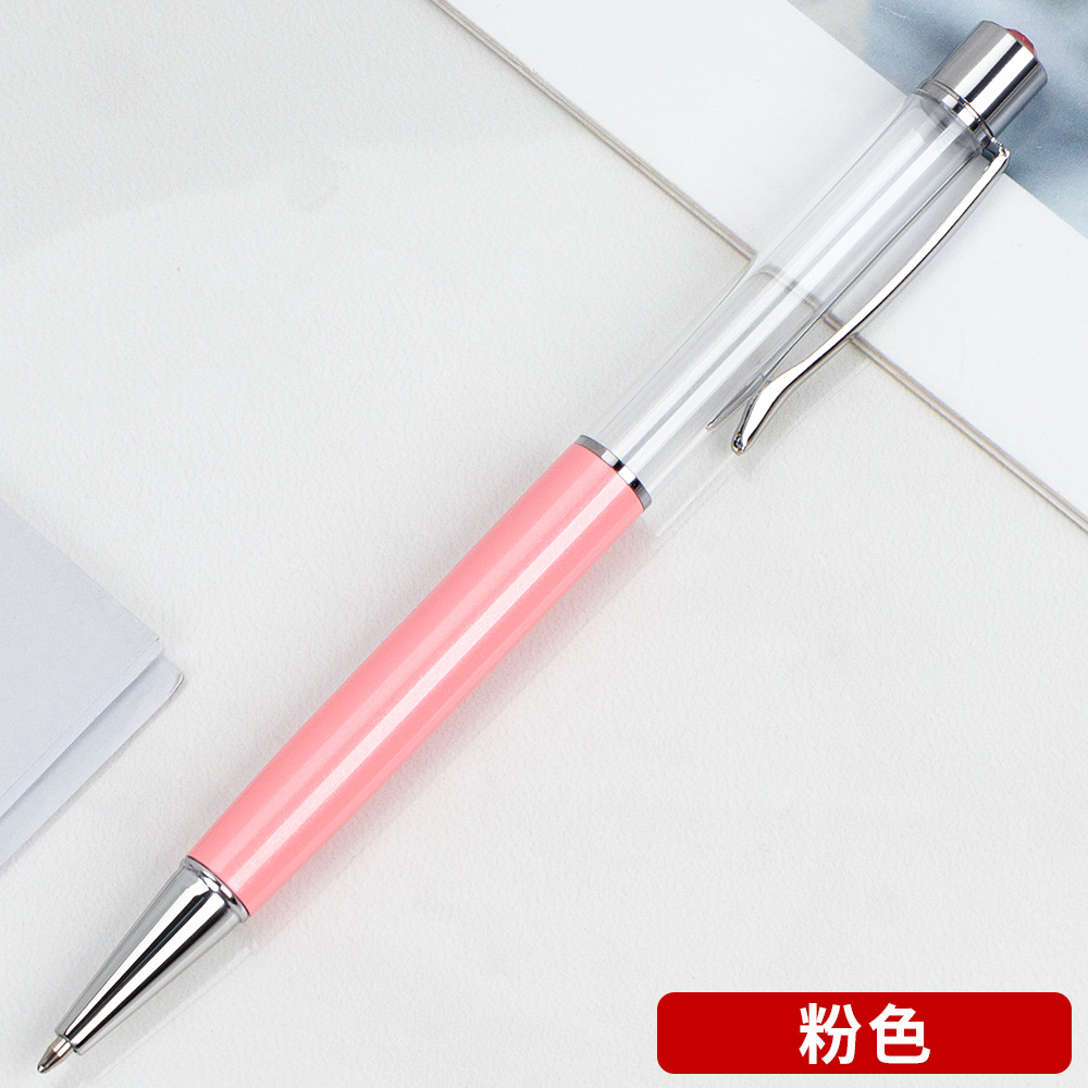 Pink (Silver with Top Diamond)