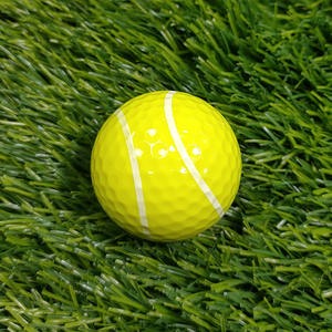 Balle de pratique de golf double couche Balle de golf de couleur avec motif de personnalité en caoutchouc Surlyn pour la pratique du jeu final - Product Image 2
