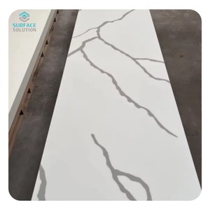 High Quality Modified <strong>White</strong> Acrylic Solid Surface Sheets <strong>Dekton</strong> <strong>Countertop</strong> 6X2440X760mm - Product Image 2