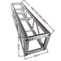 Système de treillis modulaire à cadre carré en alliage d'aluminium pour scène d'exposition et événements DJ - Capacité de charge de 500 kg, installation rapide, vente en gros