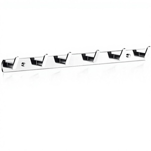 Modern Transparent Waterproof Multifunction Self Adhesive <b>Wall</b> <b>Mounted</b> Stainless Steel Plastic Hook Nail Free Kitchen Bathroom - Product Image 3
