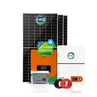 Sistema de Energía Solar Híbrido ESUN de 6KW/10KW, Sistema de Almacenamiento de Energía Doméstica de 5KWh/10KWh/15KWh, Batería, Inversor, Panel Solar, Conjunto Completo