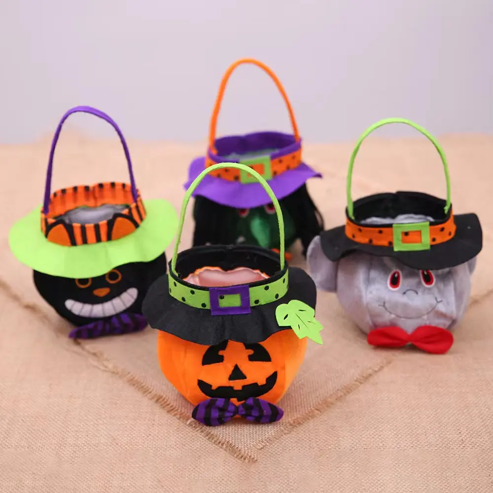 Halloween kustom tas multi-gaya permen biskuit hadiah tas harga trik kejutan atau suguhan Halloween dekorasi labu tas tangan