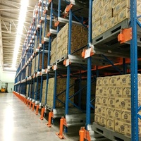 Rayonnage à palettes métallique pour entrepôt, système de rayonnage à palettes, étagères robustes, unité de rayonnage pour le stockage de marchandises