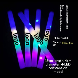 Bâton lumineux LED en mousse, bâton lumineux UV, impression écologique, événements festifs, cadeau promotionnel d'entreprise - Product Image 2