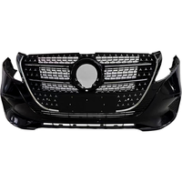 Pare-chocs de voiture avec grille et lampe LED pour Mercedes Benz Classe V Vito 2019+ W447, mise à niveau au style W448 avec phare LED