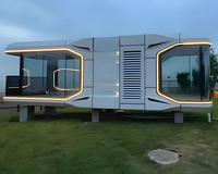 Capsule Spatiale Modulaire Préfabriquée de Taille Personnalisable, Très Demandée en Usine, pour Gym, Salle de Bain, Cuisine, Maison, Villa, Bureau, Camping