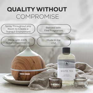 Diffusore di Lusso Aroma Country Tè Bianco, Ricarica di Olio Essenziale, Sicuro <span class=keywords><strong>per</strong></span> Bambini, Puro Non Diluito, Fragranza Naturale <span class=keywords><strong>per</strong></span> <span class=keywords><strong>la</strong></span> <span class=keywords><strong>Casa</strong></span> a Lunga Durata - Product Image 3