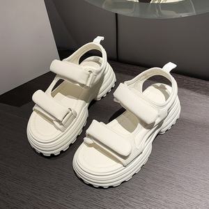 Sandalias de Playa Deportivas de Moda para Mujer, con Plataforma y Velcro, Estilo Romano, para Verano, con Suela Gruesa, Aptas para Exteriores - Product Image 2