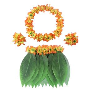 Accesorios <span class=keywords><strong>de</strong></span> vacaciones Fiesta <span class=keywords><strong>de</strong></span> Hawaii Tropical <span class=keywords><strong>Luau</strong></span> Flores Collares Pulsera Falda Disfraces hawaianos 2017 - Product Image 1