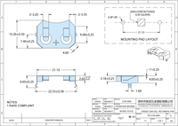 THM/DIP CR2025, CR2032 Clip de support de pile 3V Metal CR2032 Coin Cell Retenue
