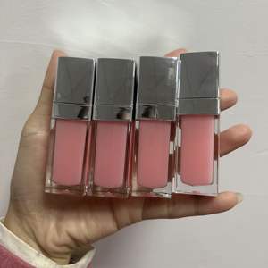 10毫升银盖平厚涂抹器空方形唇油唇彩管水晶定制唇彩管大刷大棒 - Product Image 6