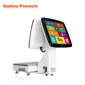 Balanza Electrónica Todo en Uno <span class=keywords><strong>con</strong></span> Punto de Venta y <span class=keywords><strong>Caja</strong></span> <span class=keywords><strong>Registradora</strong></span> para Cajero, Compatible <span class=keywords><strong>con</strong></span> Windows y Android, Máquina de Pesaje <span class=keywords><strong>con</strong></span> Punto de Venta - Product Image 4