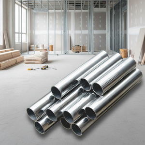 Galvanizli Çelik Borular 25mm İnşaat ve Dekorasyon Kablo Kanallarında Kabloları Korumak İçin - Product Image 1
