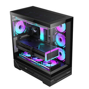 Mid-Tower Computer Case Hunt-Key MVP <span class=keywords><strong>Destiny</strong></span> Black Support ATX/Placa base de la placa base de la caja de la <span class=keywords><strong>PC</strong></span> <span class=keywords><strong>para</strong></span> juegos - Product Image 1