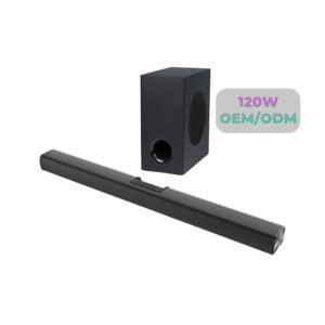 Système <span class=keywords><strong>de</strong></span> cinéma maison 2.1 <span class=keywords><strong>Barre</strong></span> <span class=keywords><strong>de</strong></span> <span class=keywords><strong>son</strong></span> TV sans fil avec caisson <span class=keywords><strong>de</strong></span> basses Doté d'une interface Bluetooth HD MI USB Aux - Product Image 1