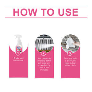 Nettoyant dégraissant puissant pour cuisine, mousse nettoyante de haute qualité, 237 ml, best-seller, éliminateur de taches tenaces, nettoyage multifonction - Product Image 6